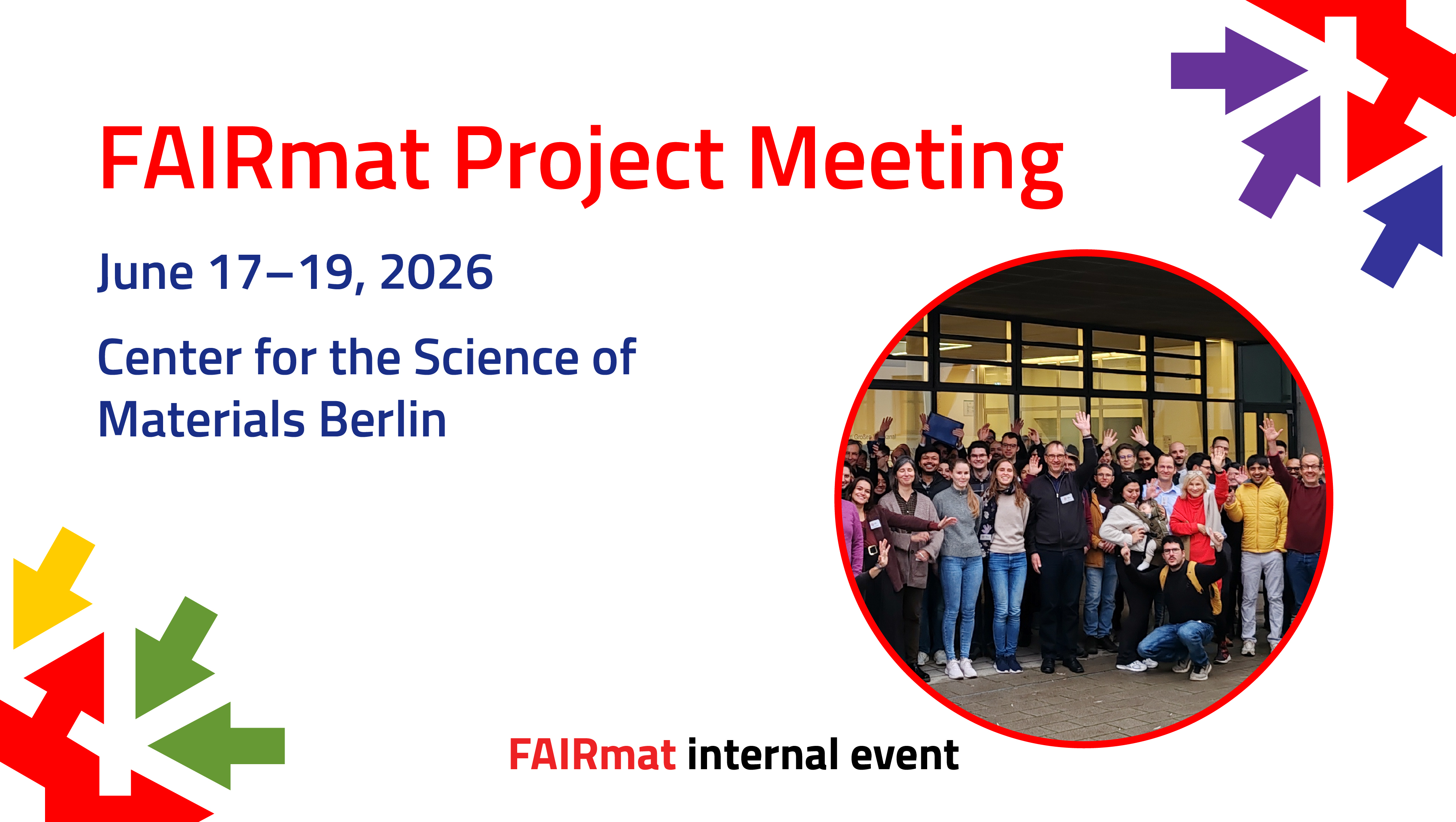 Teaser picture FAIRmat project meetin in June