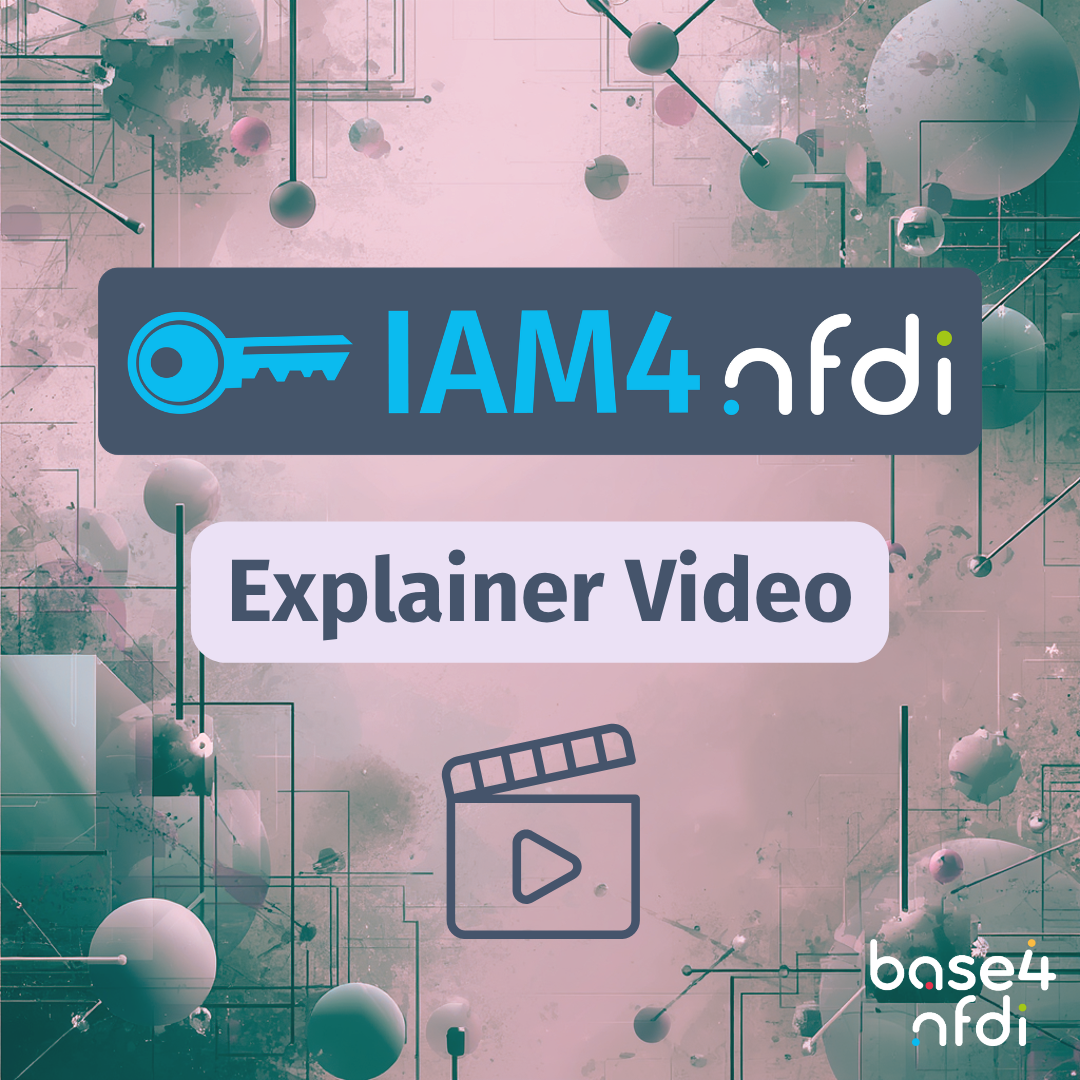 teaser picture of IAM4NFDI Explainer video or the Base4NFDI Birthday Campaign